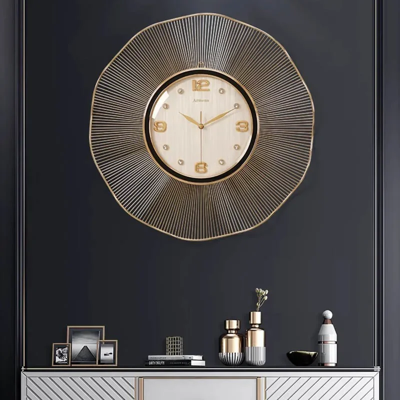 Móda Nordic Clock Wall Restaurant Jednoduché kúpeľňové spálne