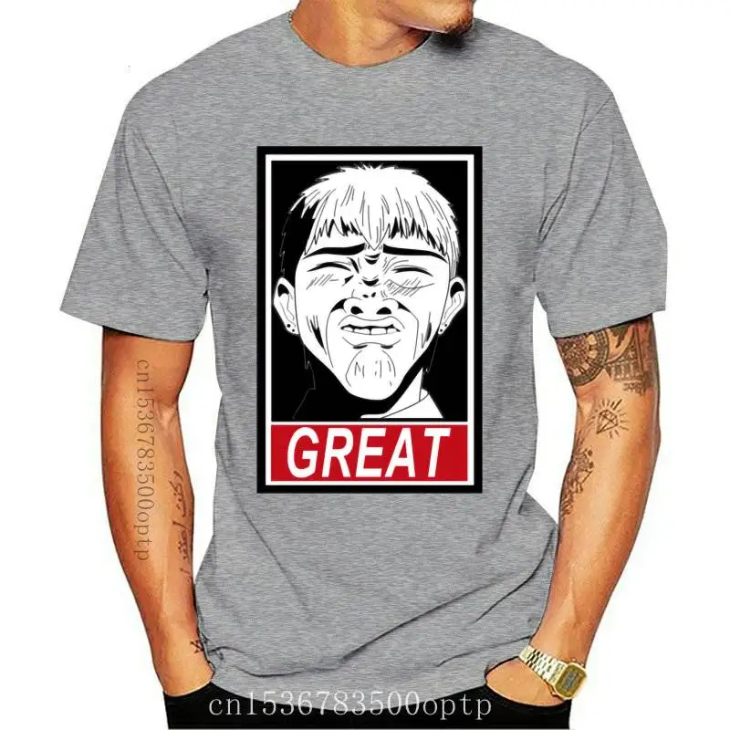 Móda nový gto skvelý učiteľ Onizuka Great Purified Cotton Tees Funny krátke rukávy tričká Pánny okrúhle krk tričká priedušné
