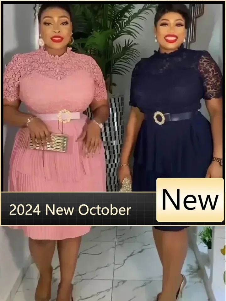 Móda plus veľkosť africké šaty pre ženy pre ženy Dashiki Ankara Lace Lace Evening Ghoy Elegantné morčacie moslimské šaty maxi šaty 2024 Nové
