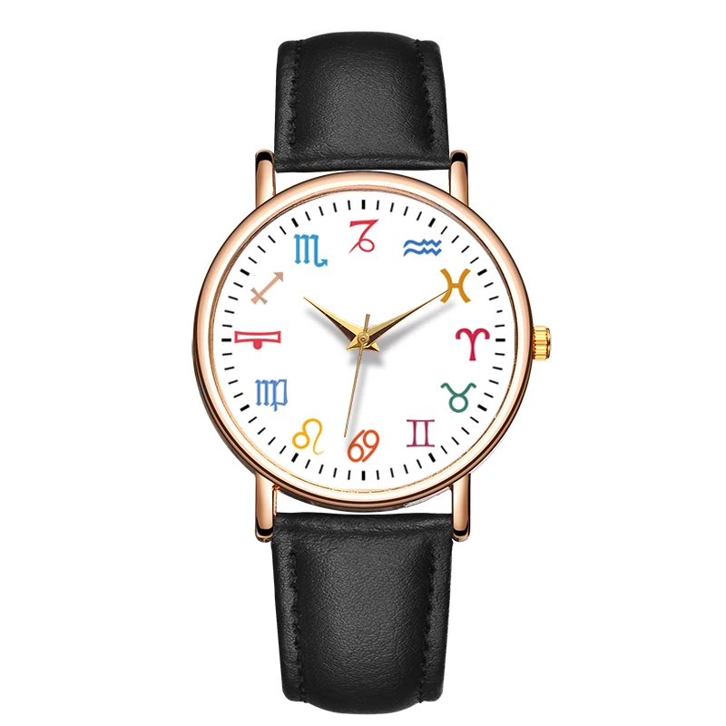 Módna dámska kremeň hodinky Colors Constellations Športové šaty hodín darček Zápraky náramok Cast Woman Watch