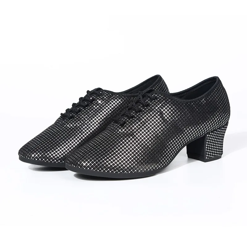 Módna dámska tanečná/latinská tanečná topánka Middle päta Ladies Žena Jazz Practice Dancing Sneaker Shoes topánky