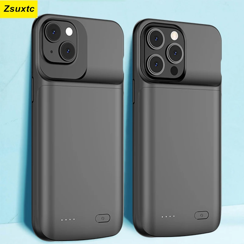 Módna inteligentná batéria pre iPhone 15 14 plus 13 12 Mini 12 Pro Max 12pro nabíjačku nabíjačku Puzdro Pasce Pase Bank Phone Cover