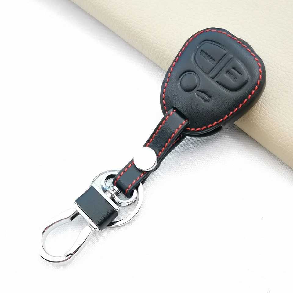 Módna kožená autá Kľúčová obaly pre Mitsubishi Outlander Lancer 10 Pajero Lancer ex Sport L200 ASX RVR Smart Remote Protector
