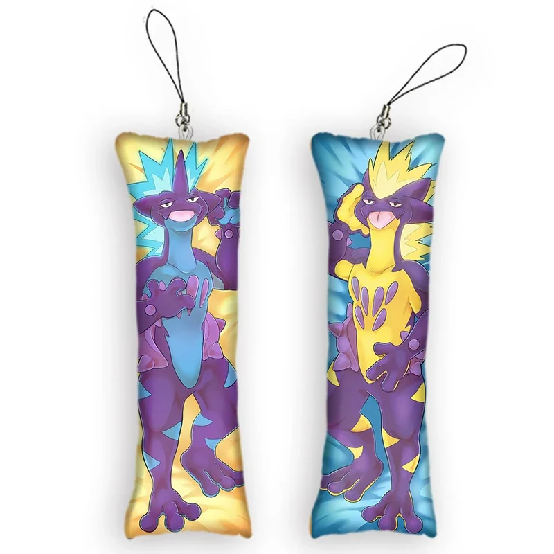 Módna mini dakimakura anime toxtricita chlpatý kľúča prívesok s obojstrannou tlačou závesný ornament Malý vankúš Key Chai