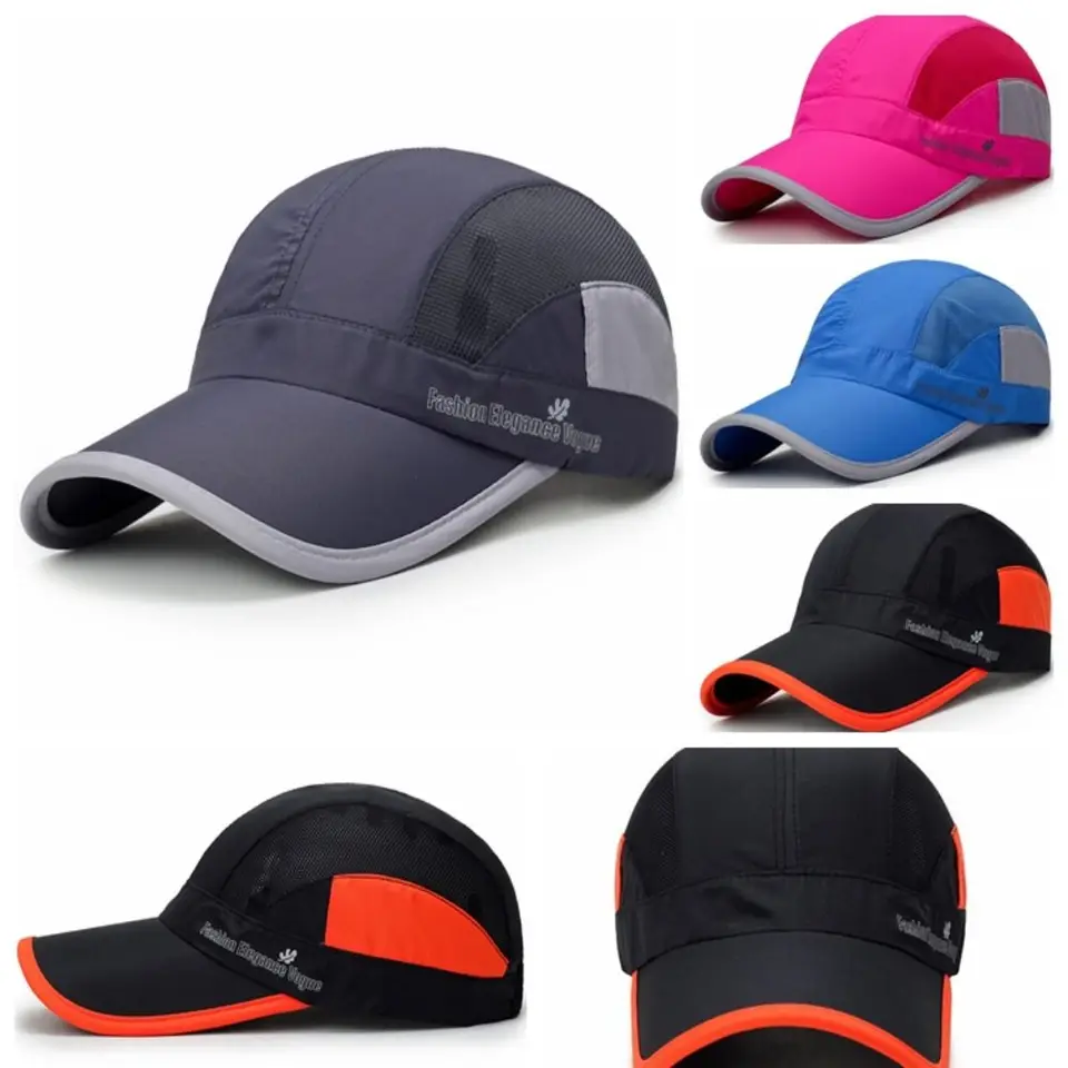 Módna nastaviteľná baseballová čiapka ochrana pred slnkom rýchle sušenie Golf Cap Snapback slnečný tieň rybársky klobúk Running Camping