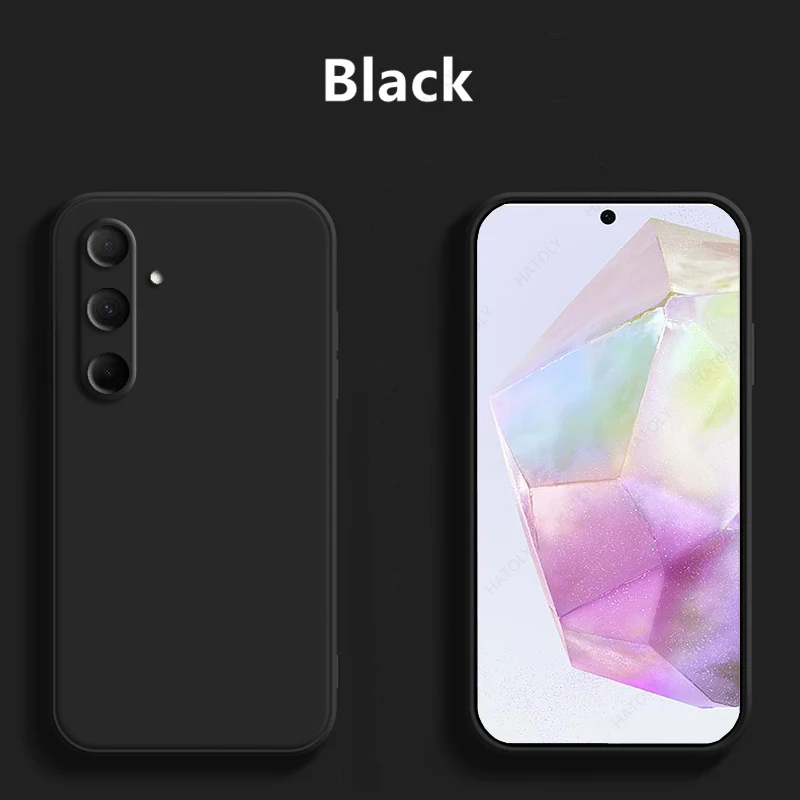 Módna tekutina Silikónová puzdro pre Samsung Galaxy A36 5G Case Cover Funda чеххол pre Samsung A56 A26 5G Shock odolný zadný kryt