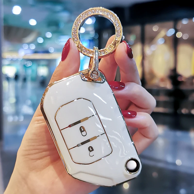 Módna tpu diaľková kľúče kryt krytu shellu FOB Protector pre Jeep Wrangler JL JK JLU XD 2018-2022 DOPLNKA KĽÚČOVÉ PRÍSTUPY