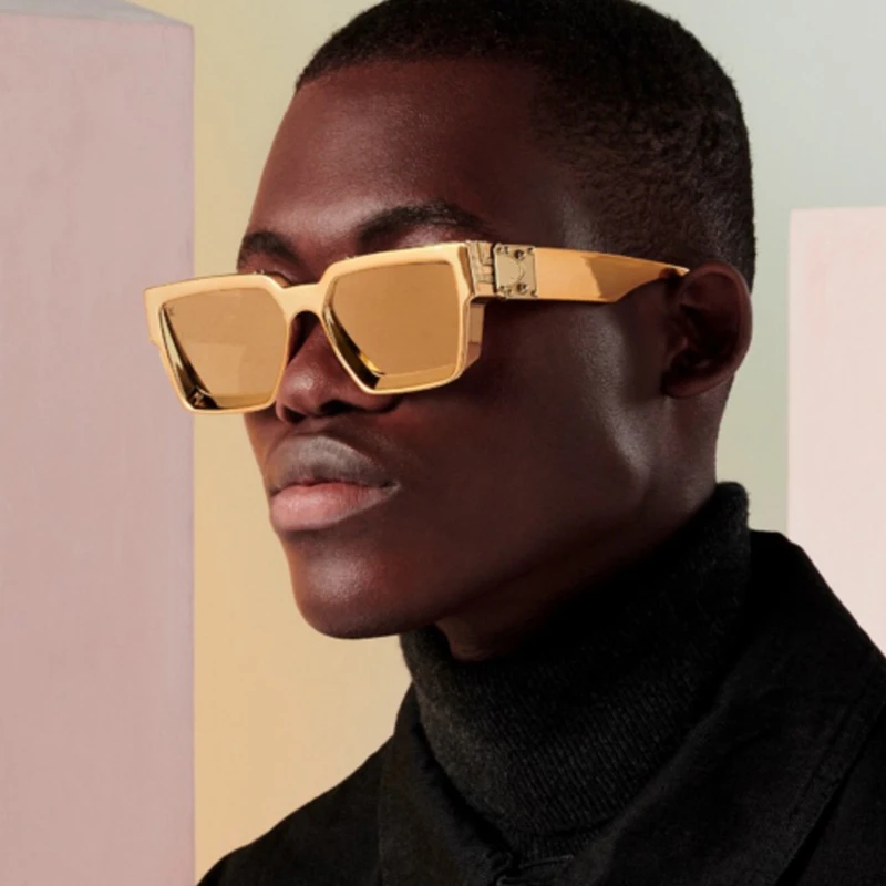 Módna značka Square Pánske slnečné okuliare Nové jazdecké okuliare Vintage retro slnečné okuliare Ženy Ženy Lentes de sol hombre