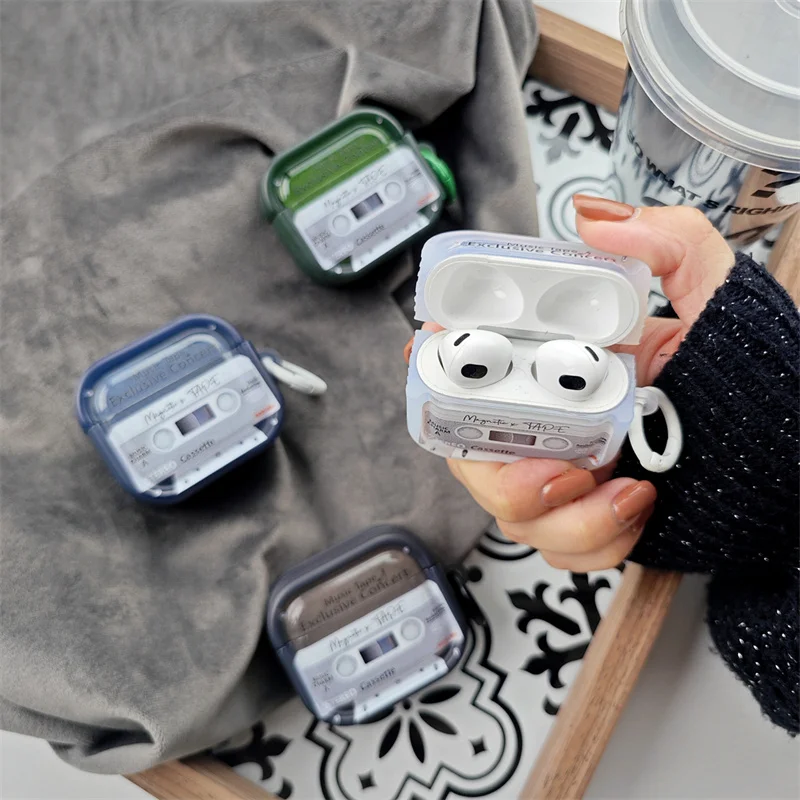 Módne cool kostrové krytie pre Pro 2 Case Ochranné kryt pre AirPods 4 Case Funda Box AirPods 3 kryt pre vrecko na AirPods