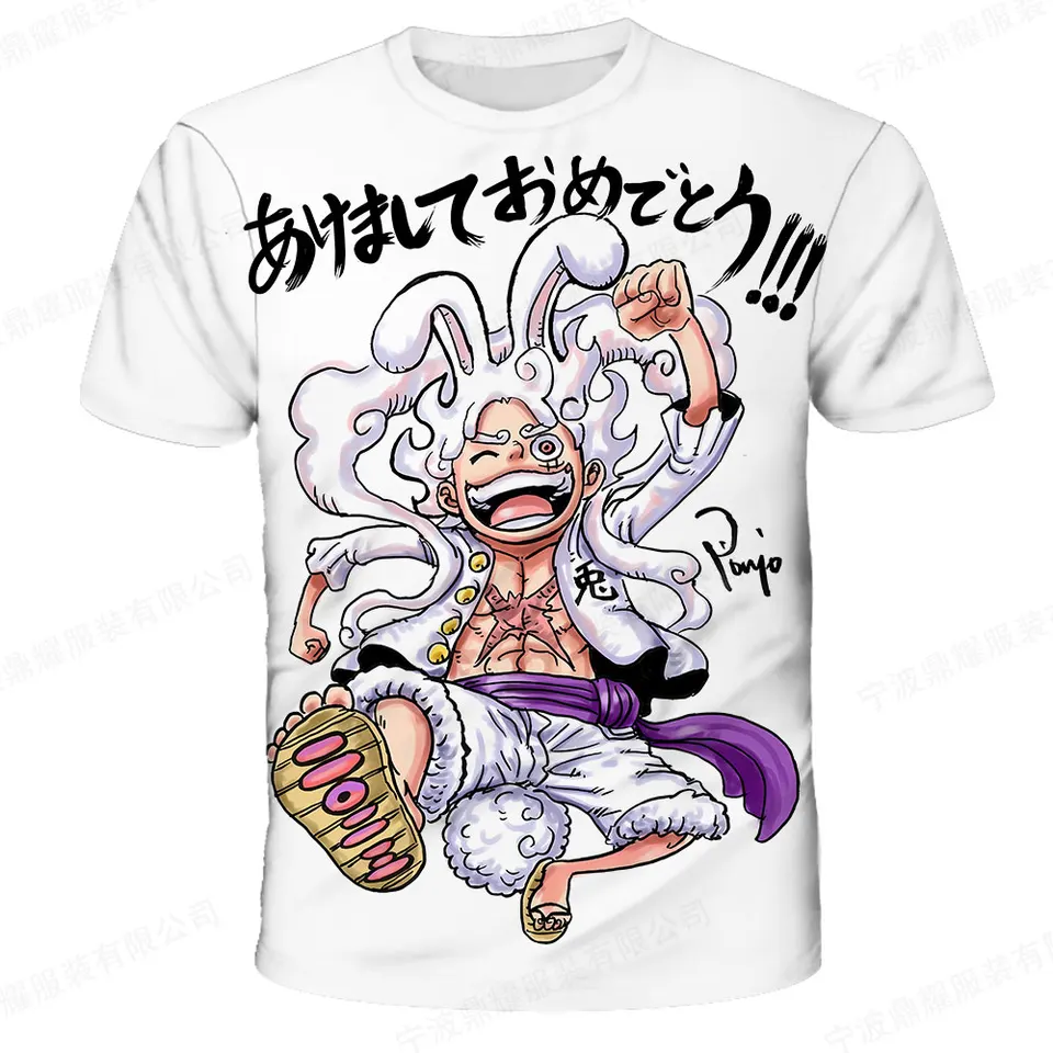 Módne dieťa Anime One Piece Luffy T tričko Chlapec oblečenie Kids chlapci chlapci tričko Detské tričko Trič