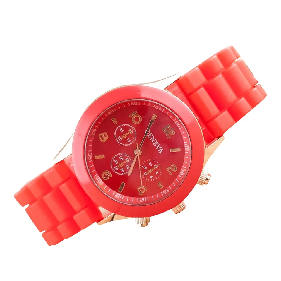 Módne dámske hodinky biele silikónové želé Quartz hodinky Dámske šaty Zápraty Darčeky pre dievčatá relogio feminino reloj Mujer