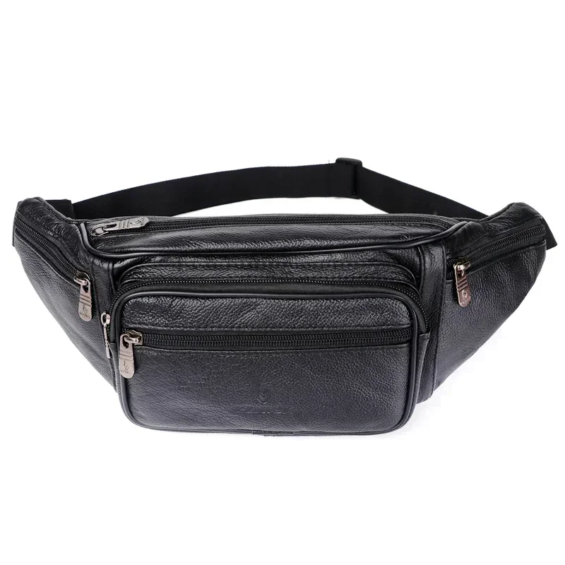 Módne kožené muži pása balíčky kauzálnych klasických mužov Crossbody Bag Mäkký štýl muži rukoväte kabelka Športový pás taška