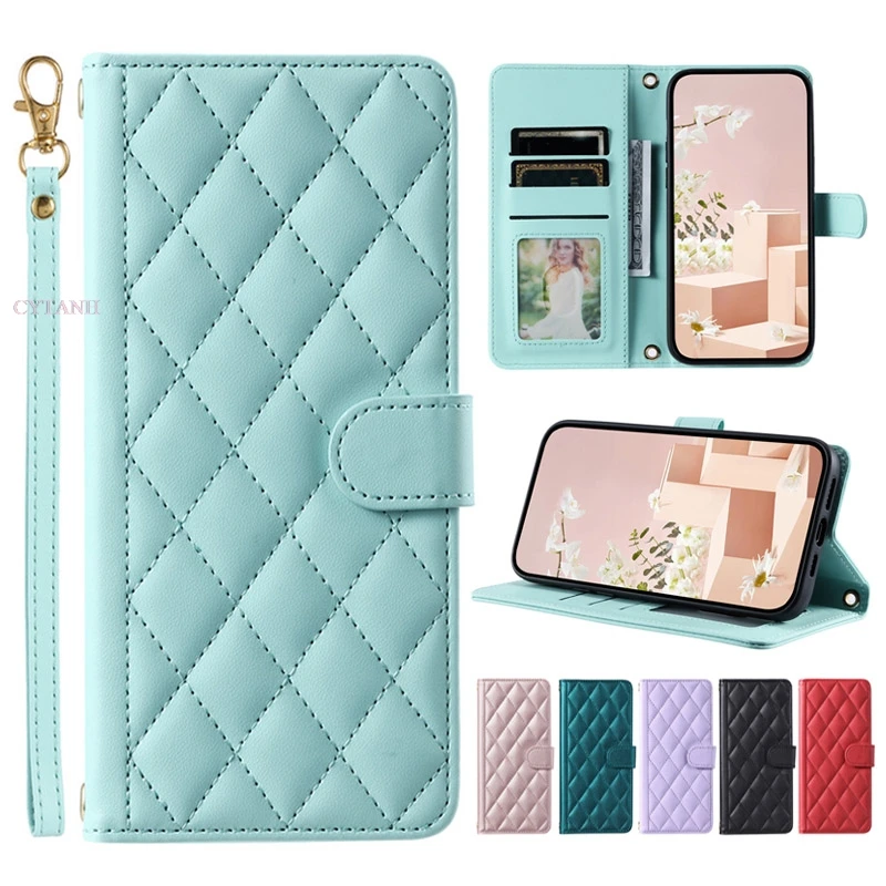 Módne linky Plaid Wallet Flip Leather puzdro pre Redmi Note 8 9 10 11 12 9S 10S 11S Pro 4G 5G Turbo Plus slot karty kníh