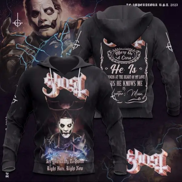 Módne mužské mikiny klasická skupina Ghost 3D tlačené mikiny Men ženy hip hopové súpravy Pulloves nadmerne nadmerné pouličné muži y2k kapucňa
