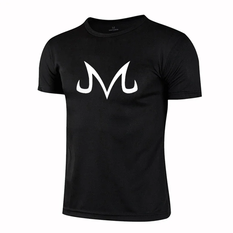 Módne priedušné leto New Men tričko 100% bavlnené tričko Muž Nový krátky rukáv Majin Buu Tops Tops #465634