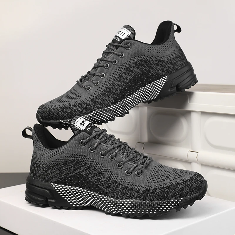 Módne pánske tenisky Outdoor anti sklz tenis maskulin hustý solovaný chôdza priedušné príležitostné tréningové joggingové topánky
