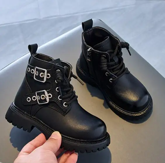 Módne topánky v kórejskom štýle pre dievčatá 2024 Trend Boys Snow Boots Anti-Slippery Soft Soft-Soled Short-Boots