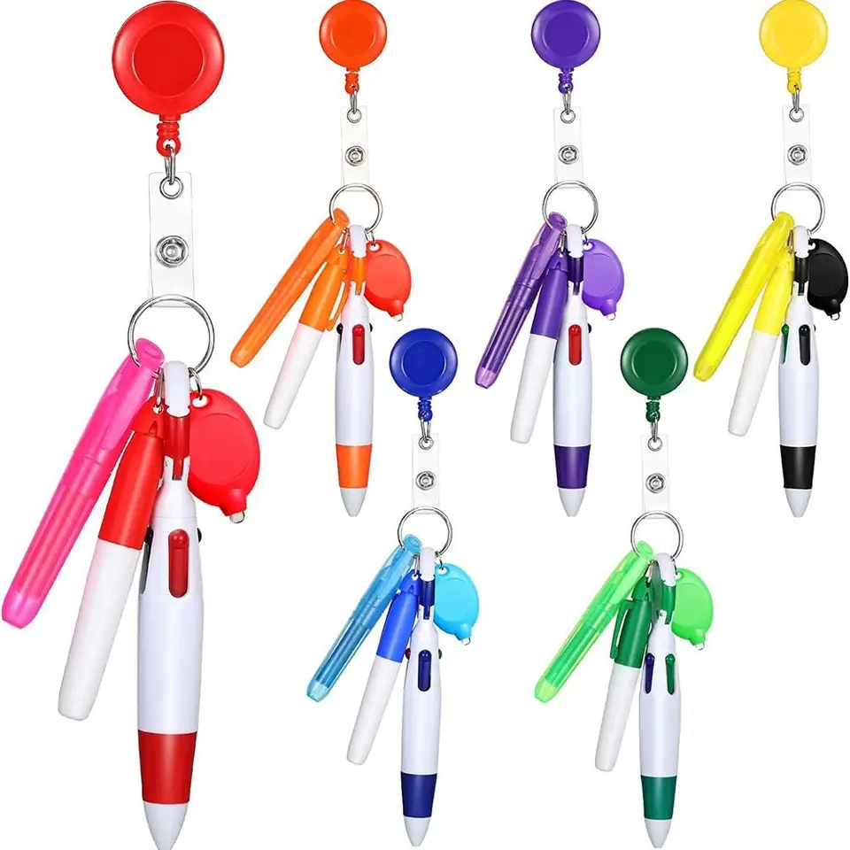 Módne zatiahnuteľné sestry Pen Pack prenosné šnúrky na šnúrku odznak sestry sada kľúča ID odznak