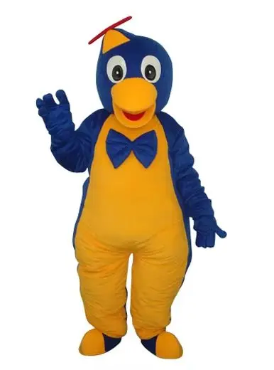 Módny dizajn Blue Bow Penguin Mascot kostým dospelých dospelých narodeninové oslavy ozdobné šaty Halloween cosplay oblečenie oblečenie vianočné