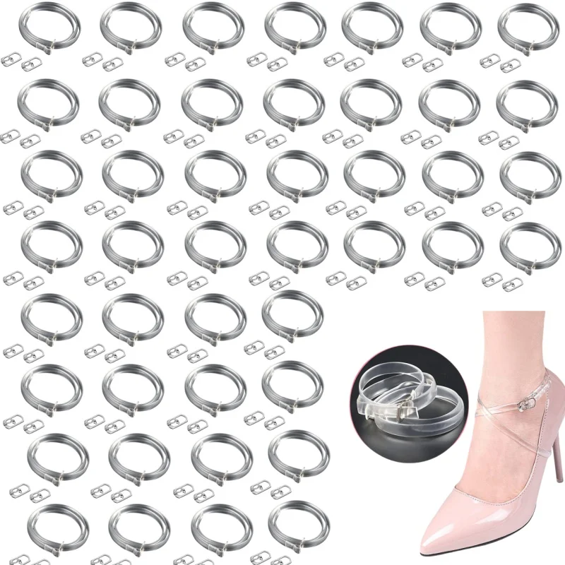 Módny dizajn vysokokvalitné kúzlo Ženy Pohodlné silikónové odnímateľné topánky Remeň členok topánky kravata Lady Lace Lace Band
