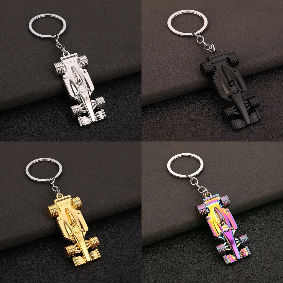 Módny Formula 1 pretekárske autá Styling Keychain Keyring Keys Chain Ring Creative Car Key Chain Darčeky Suvenír