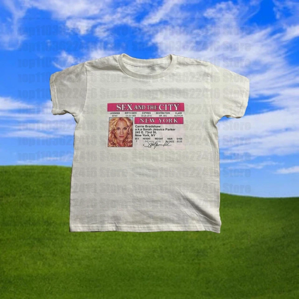 Módny list Tlač rozprávky Grunge leto emo plodina Top Slim 2000 Streetwear Harajuku Goth Clother Trslice s krátkym rukávom Y2K Tees