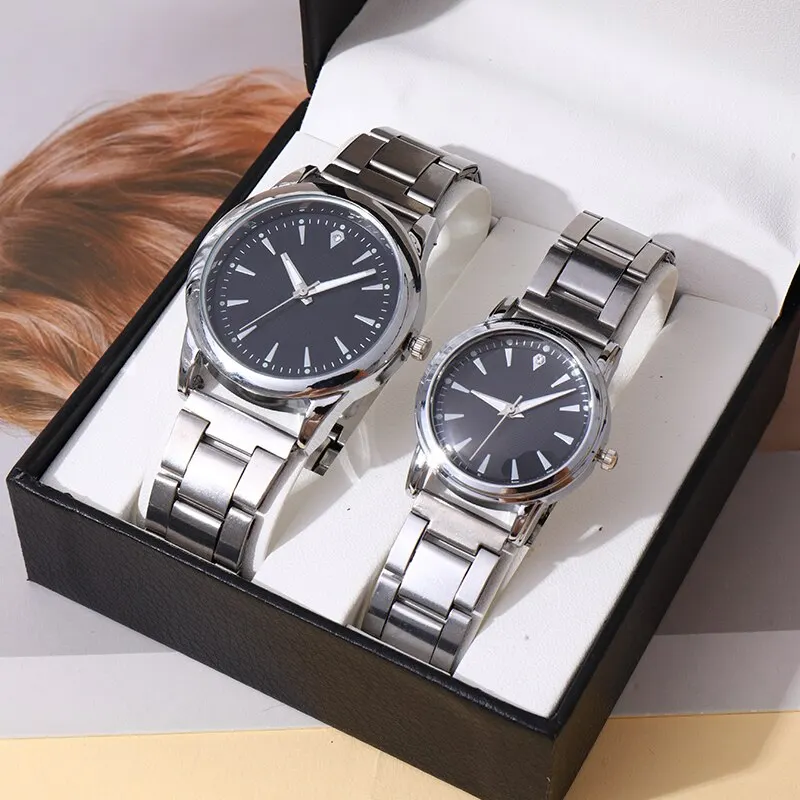 Módny pár Quartz náramky luxusné ženy z nehrdzavejúcej ocele Quartz zápästie Watches Dámske obchodné náramkové hodinky