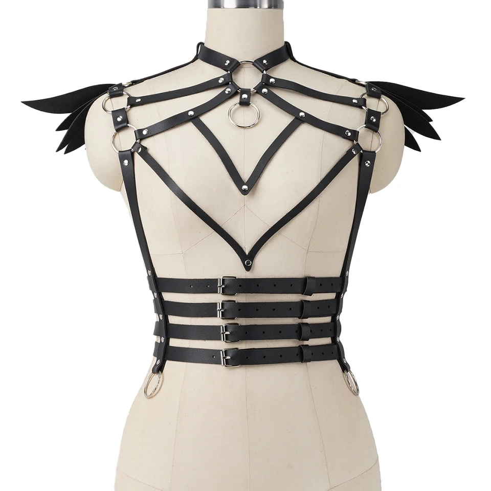 Módny pás ženský štýl ulíc Angel Wings Tvar pre ženy príležitostné divoké dekorácie Waistbond Goth Clothing Accessoly