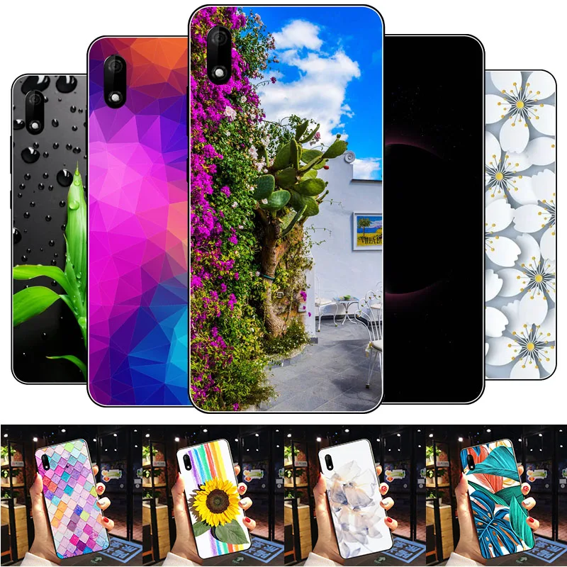 Módny silikónový telefón pre puzdro pre Wiko Y80 Y 80 Luxusný roztomilý mačka karikatúra Tlač pre Wiko Y70 Y 70 5,99 palca Soft