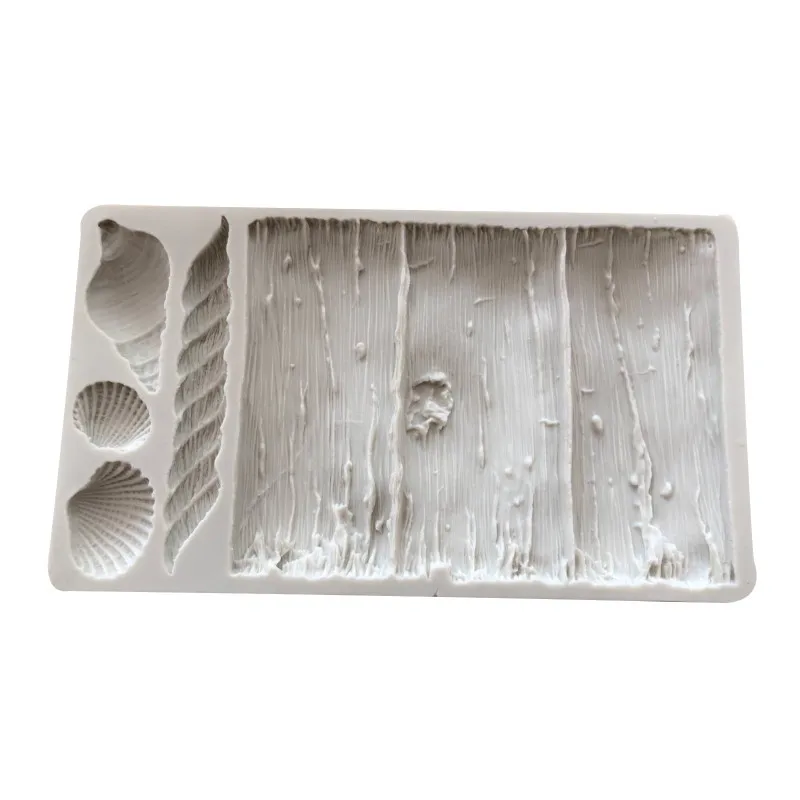 Mŕtve kôra kmeňa Fondant Fold, starožitná pleseň Drifting Wood Cake 19-91