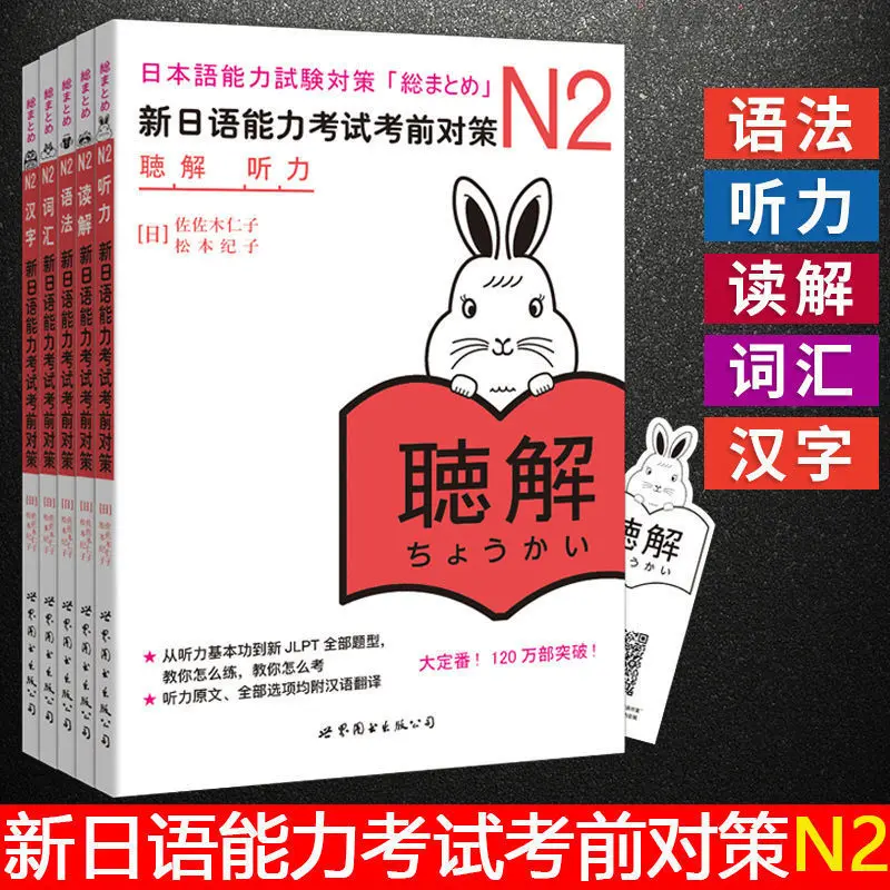 N2 slovná zásoba čítanie porozumenia Kanji počúvanie gramatika japonská skúšobná kniha