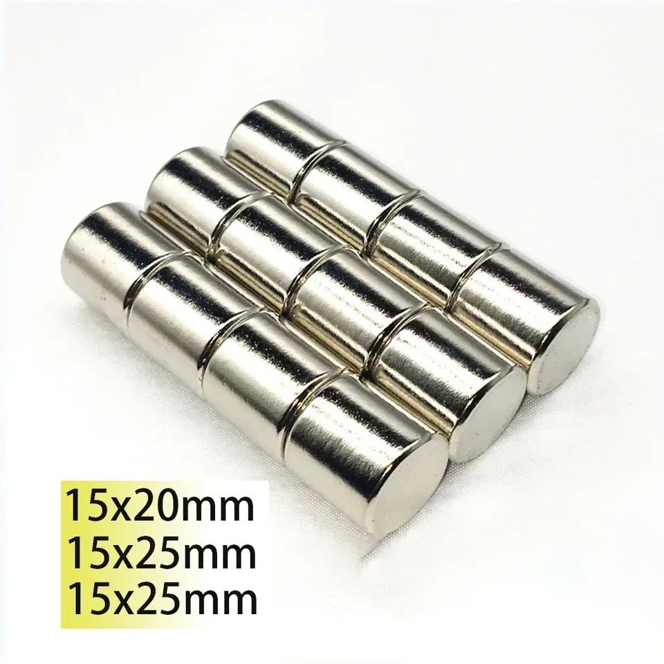 N35 15x20 15x25 15x30 Veľká veľkosť okrúhle noodymium magnetu pre dvere vzácna zemská vyhľadávanie Magnetické generovanie nálepky chladničky Motorové remeslá