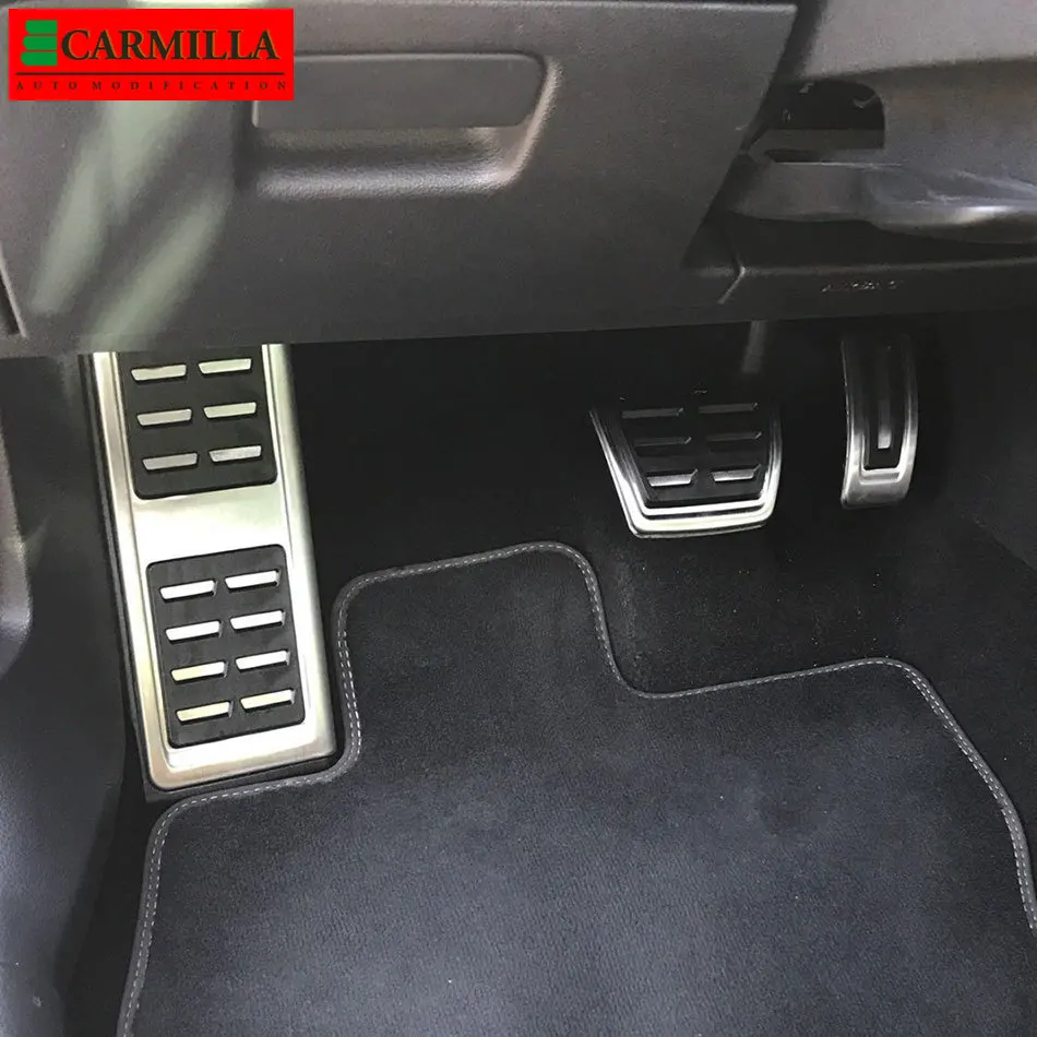 Na kryte pedálov MT Car pre skod Kodiaq LHD 2016 2017 2018 2019 2020 2021 plynové pedale kryty brzdových pedálov Foot Rast Pads Carmilla