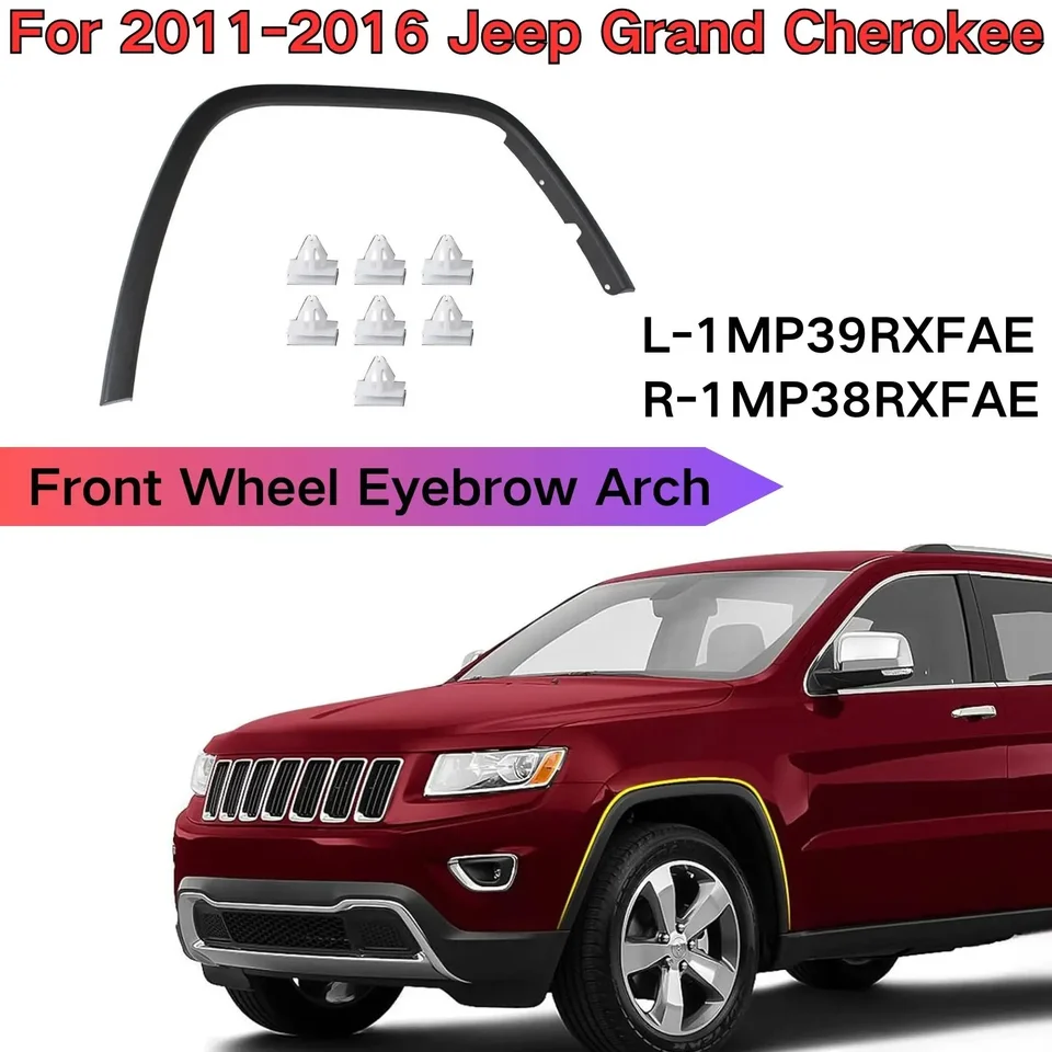 Na rok 2012-2016 Jeep Grand Cherokee predné koleso obočie obočie 1mp38rxfae/CH1291106 1MP39RXFAE/CH1290106