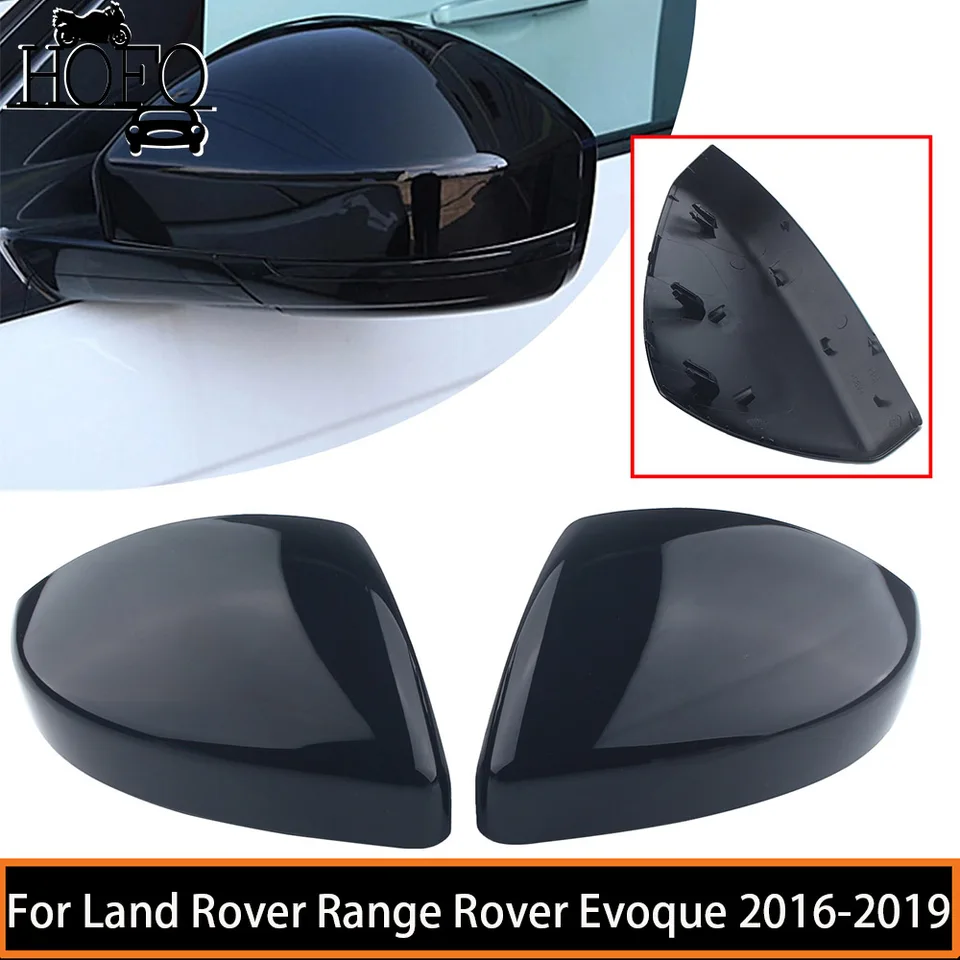 Na roky 2016-2019 Land Rover Range Rover Evoque Exterior View Zrkadlo Zrkadlový kryt lesklý čierny pre Range Rover Velar 2018-2019