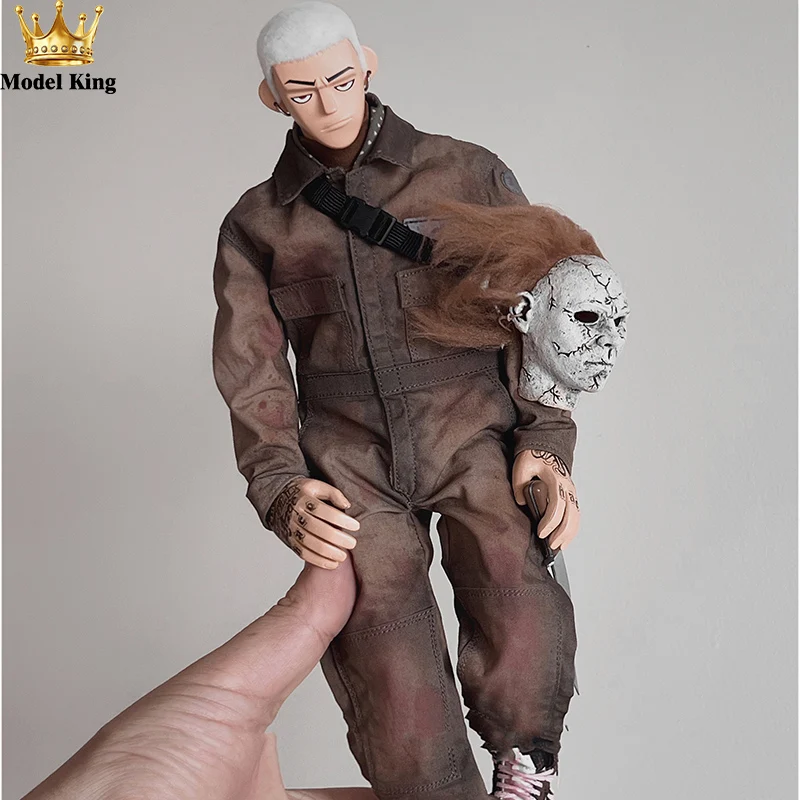 Na sklade 1/6 mierky módny módny halloween vintage kombinéza cosplay s maskovým príslušenstvom 12 '' Action Figure Body Model