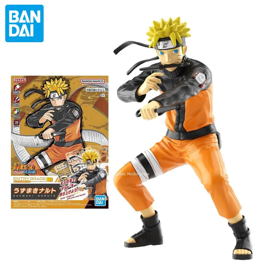 Na sklade 100%originálny Bandai Spirits Vstupný stupeň Naruto Uzumaki Naruto Anime Portrét Zhromaždenie akčného modelu hračiek s dovolenkovými darčekmi