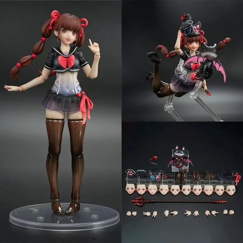 Na sklade 100% pôvodná čarodejnica učňca Nana Hoshikawa Anime Beautiful Girl Fighter 6inch 1/12 akčný figúrku zberateľský model