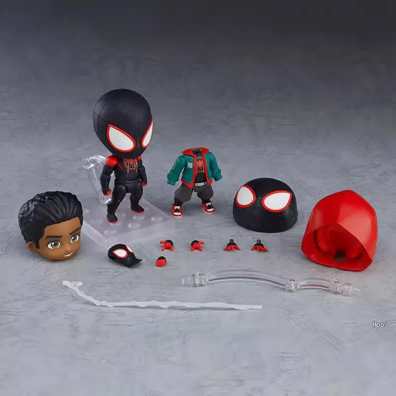 Na sklade 10cm Spider-Man: Do pavúka-Verse nendoroid #1180-DX akčná figúrka figúrka dekorácie dekorácie hračiek
