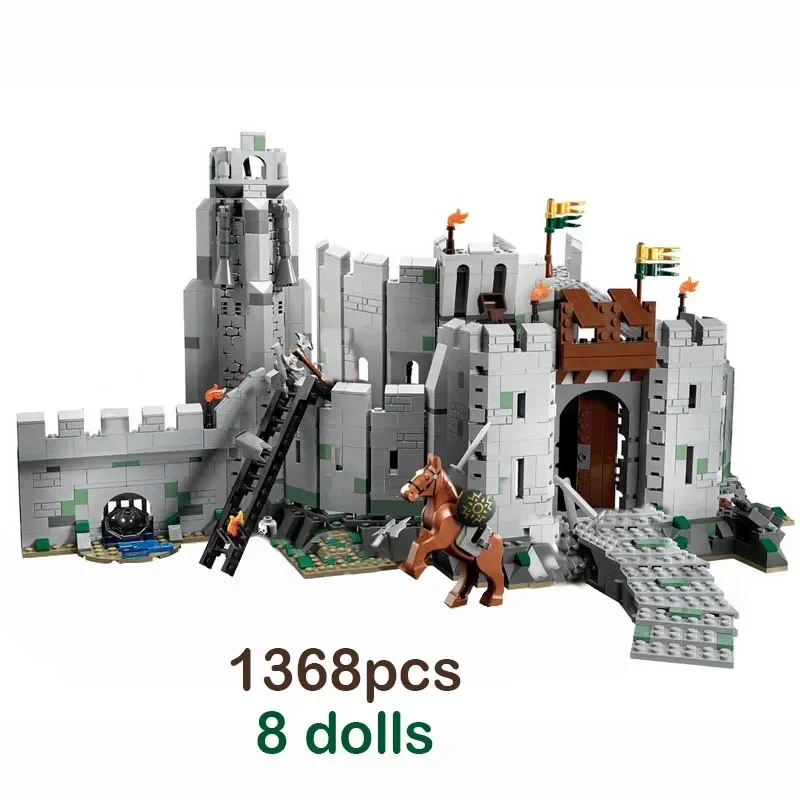 Na sklade 1368ks bitka pri helmových budovách Building Monding Fit Fit 9474 Bricks Model Hračky pre deti darček k narodeninám