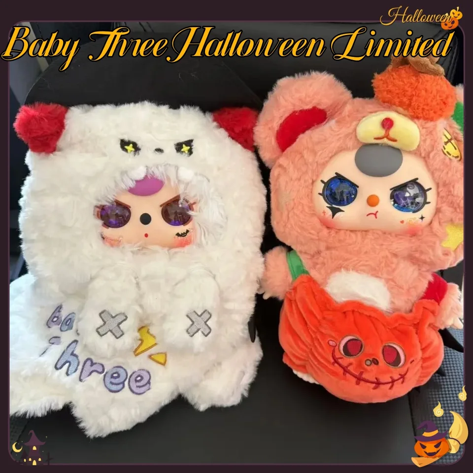 Na sklade Baby tri Halloween Limited Collection 400% plyšový vinylový bábikový model hračkársky festival