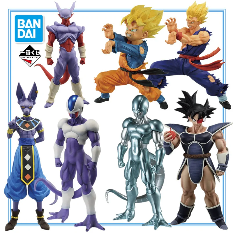 Na sklade Badnai Original Ichiban Kuji Anime Dragon Ball Z Son Gohan Goten Cooler Turles Janemba Beerus Broli Figure Model hračky