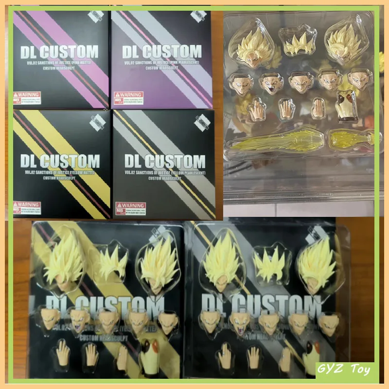 Na sklade DL Custom SH Figuarts SHF SANCITY SPOLOČNOSTI SPOLOČENSTVA GOKU MEADSCULPT Anime Action Figure Figure Hračky Zbierka koníčok hračky