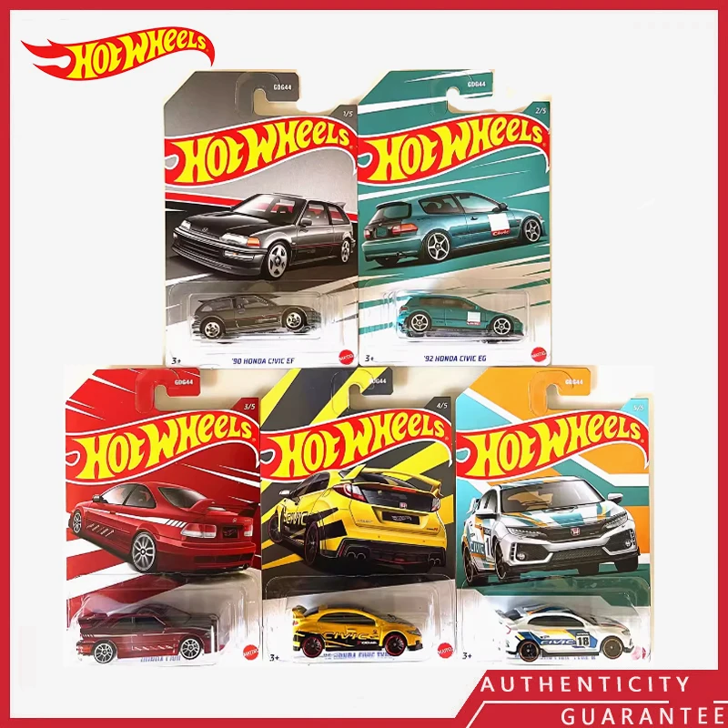 [Na sklade] Hot Wheels Original MT-XC-GDG44-9C6V-5PCS Honda Civic EF EF HOTKATEĽOVÝCH SPOJOV MODEL MODEL Hračky