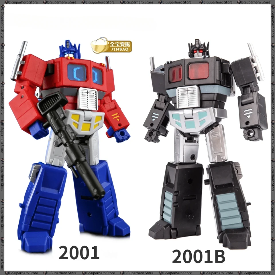 Na sklade Jinbao Transformation Toy Little Scale OP 2001b 2001 Zrubok Kočík Jetpack Action Figures Hračky Zbierka Darčeky