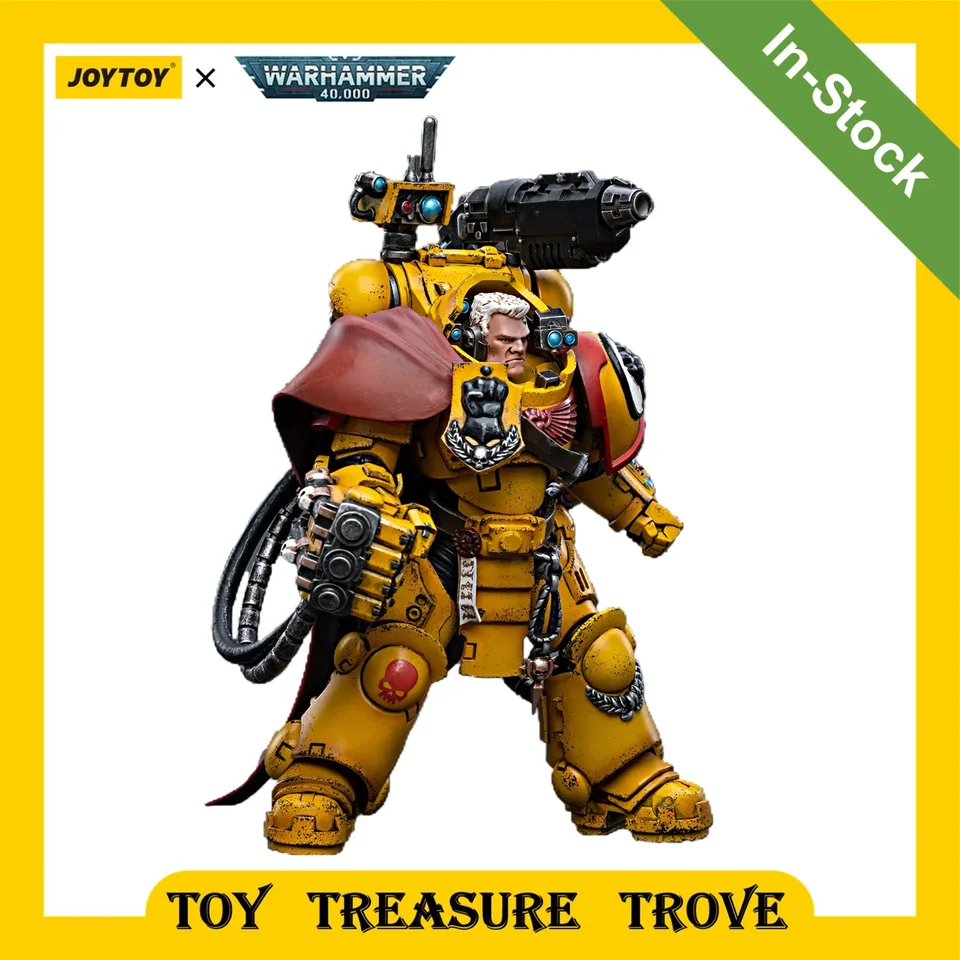 [Na sklade] Joytoy Warhammer 40K 1/18 Akčné figúrky Imperial Fist Tretí kapitán Tor Garadon Colleciton Figures