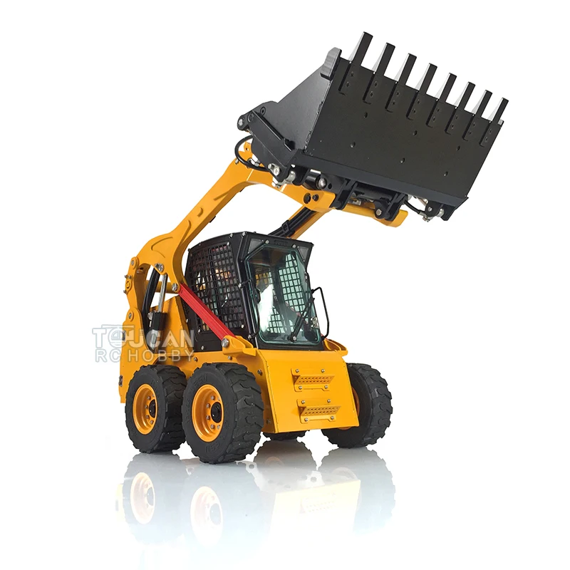 Na sklade LESU 1/14 Hydraulický RC Loader Metal Wheel Car Auta Šmyku Aoue-LT5 Sledované diely Nepretiek