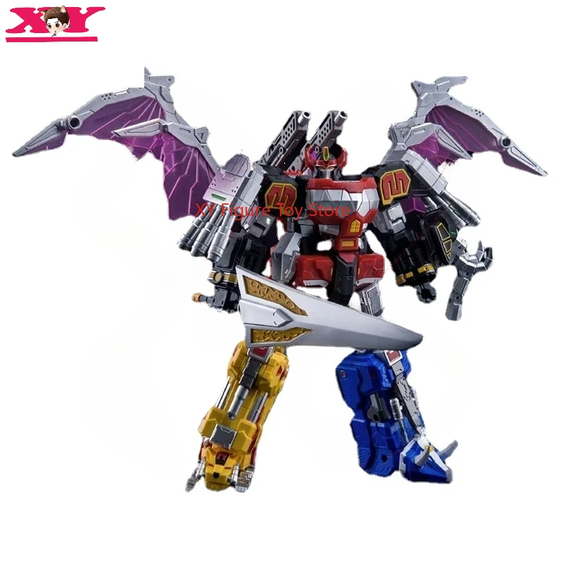 Na sklade Lucky Cat Megazord Micro Cosmos MC03 MC-03 Dragon Caesar Mighty Morphin Power Team Anime Action Action Figure