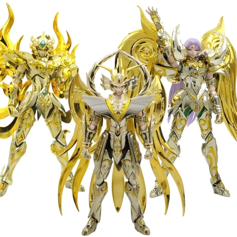 Na sklade Mc Saint Seiya Myth Myth Clother Ex Leo Aiolia/Virgo Shaka/Aries Mu s totemmi Sog Knights of Zodiac Action Figure Gift