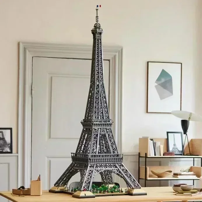 Na sklade New 2022 1,5 m Eiffelove Tower 10307 10001ks Paris Architecture Model Build Block Brick Kit